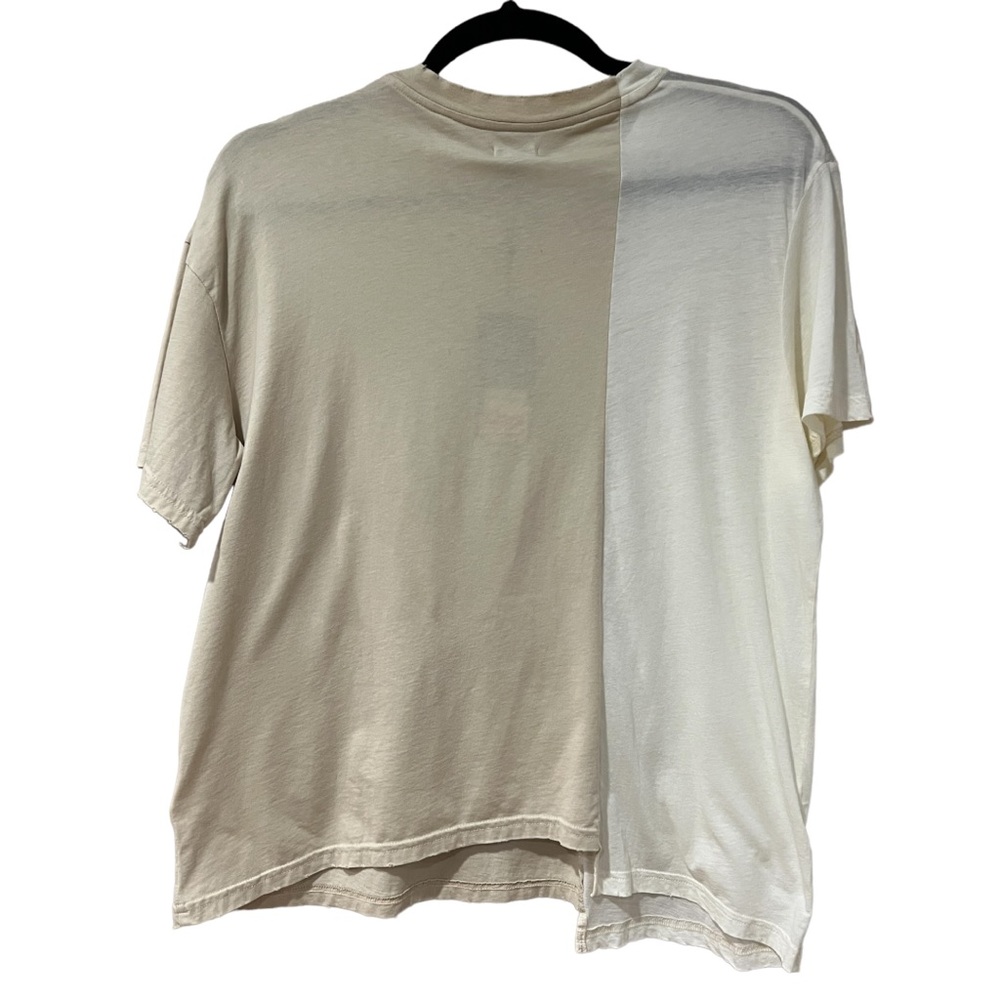 Hudson Oversized Split Hem Short Sleeve Tee in Antique (S) - Picture 3 of 9